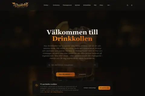 Välkommen till Drinkkollen! Här hittar du enkla drinkar och cocktails för alla tillfällen. Sök eller bläddra bland kategorierna för inspiration.