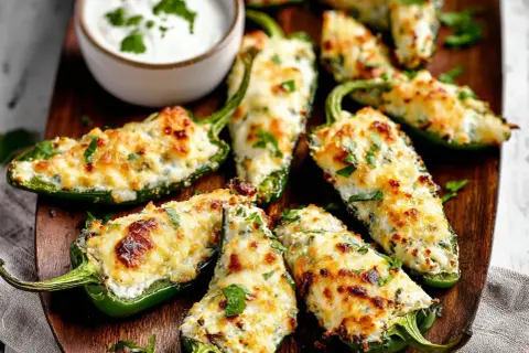 Fyllda jalapeños med krämig ost och örter, perfekt för den som gillar lite hetta. Jalapeno Scoville-skalan visar deras styrka.