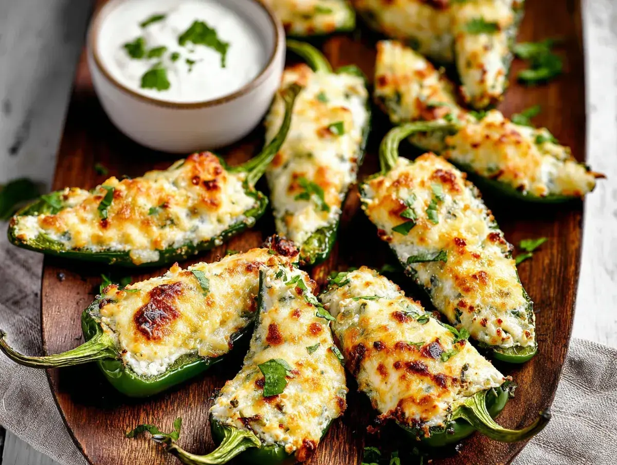 Fyllda jalapeños med krämig ost och örter, perfekt för den som gillar lite hetta. Jalapeno Scoville-skalan visar deras styrka.